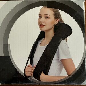 Mirakel Shiatsu Neck & Back Massager with Heat Deep Tissue Shoulder Massager